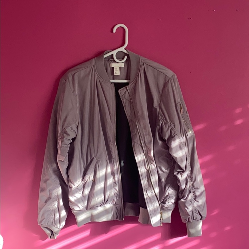 Purple Bomber Jacket